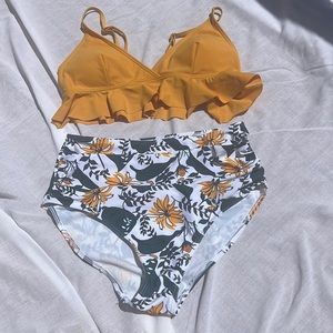 High waisted bikini set!